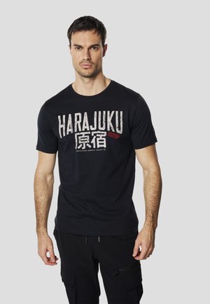 SHORT SLEEVES - Camiseta estampada - navy