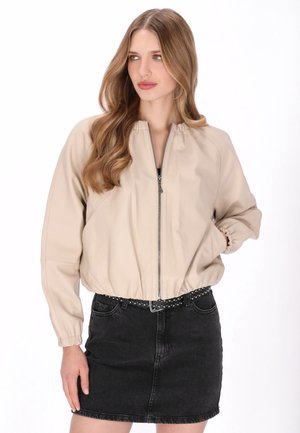 Chaqueta de cuero - offwhite
