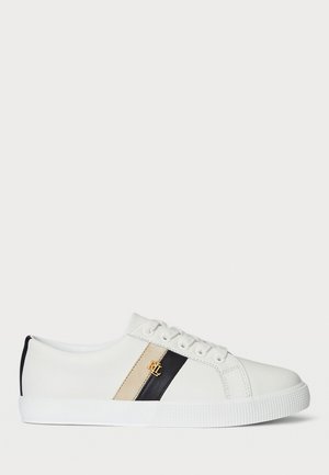 JANSON II SNEAKERS LOW TOP LACE - Tossud - snow white/black/sand dune
