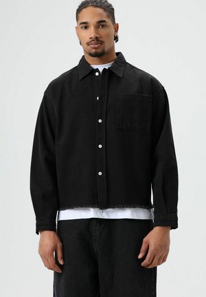 BUTTON-UP - Lichte jas - black