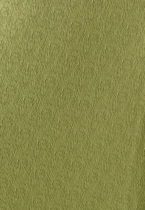 Textured fabric in muted olive green with a wavy pattern. The surface is rough and irregular, giving a tactile quality.