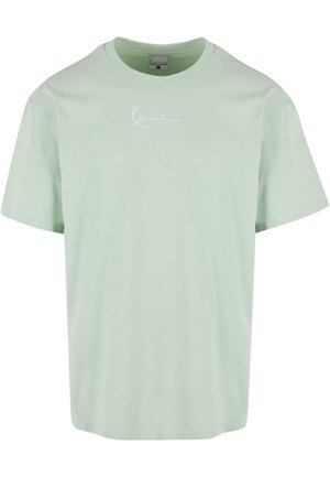 SMALL SIGNATURE ESSENTIAL TEE - Triko s potiskem - light mint