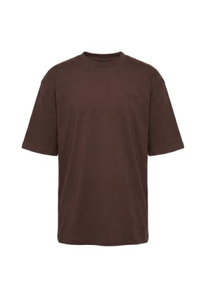 Dropsize HERREN OVERSIZE T-SHIRT - T-Shirt basic - brown