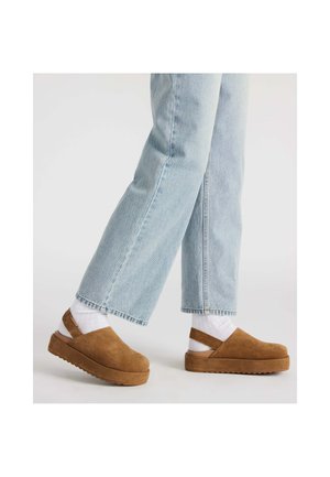 MELLOW - Zoccoli - cognac suede