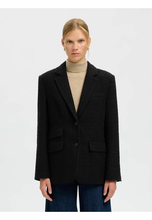 EINREIHIGER - Korte frakker - black