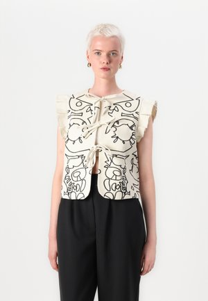 Object OBJMAPLE WAISTCOAT - Vesta - sandshell/sky captain