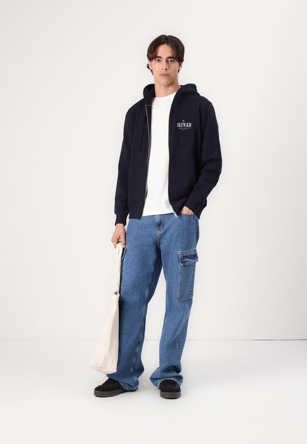 STACKED HOODED ZIP UNISEX - Zip-up sweatshirt - desert sky3