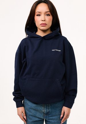 OVERSIZE HOODIE ZMERL - Kapuzenpullover - navy washed