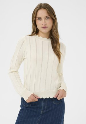OBETTESZ PULLOVER - Svetrík - seedpearl