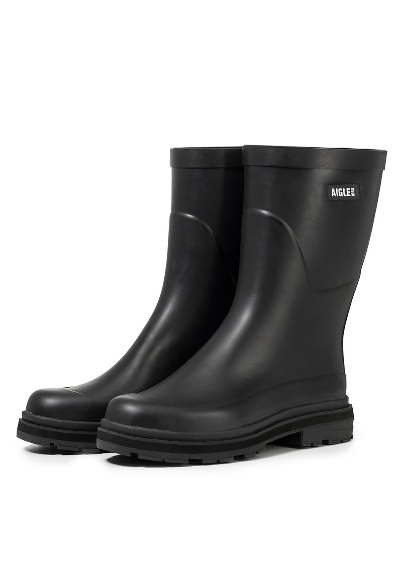 Aigle MID RAIN Gummistiefel noir/schwarz