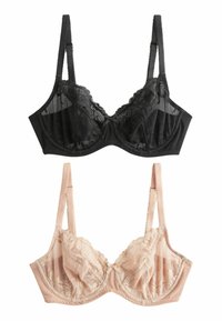 Next 2 PACK - Beugel BH - black nude/zwart - Zalando.nl