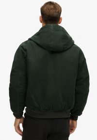 Superdry & Co PLUS HOODED - Jas - jet set green