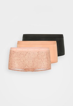 EVERYDAY 3 PACK - Underbukse - black/orange