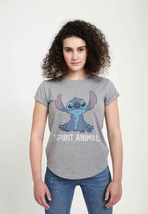 LILO & STITCH STITCH SPIRIT ANIMAL V2 - Print T-shirt - melange grey