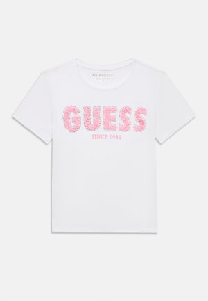 Guess, - T-shirt z nadrukiem