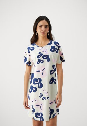 AVOMERI POIMINTO DRESS - Robe de jour - off-white/light pink/dark navy