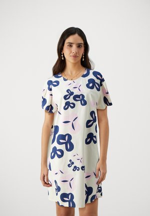 AVOMERI POIMINTO DRESS - Kasdienė suknelė - off-white/light pink/dark navy