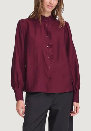 KARLANI SH - Camicia - bordeaux