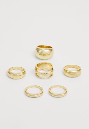 Pieces PCRYAN 6 PACK  - Sõrmus - gold-coloured