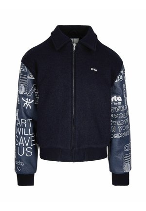 GRAFFITI VARSITY - Giubbotto Bomber - blu