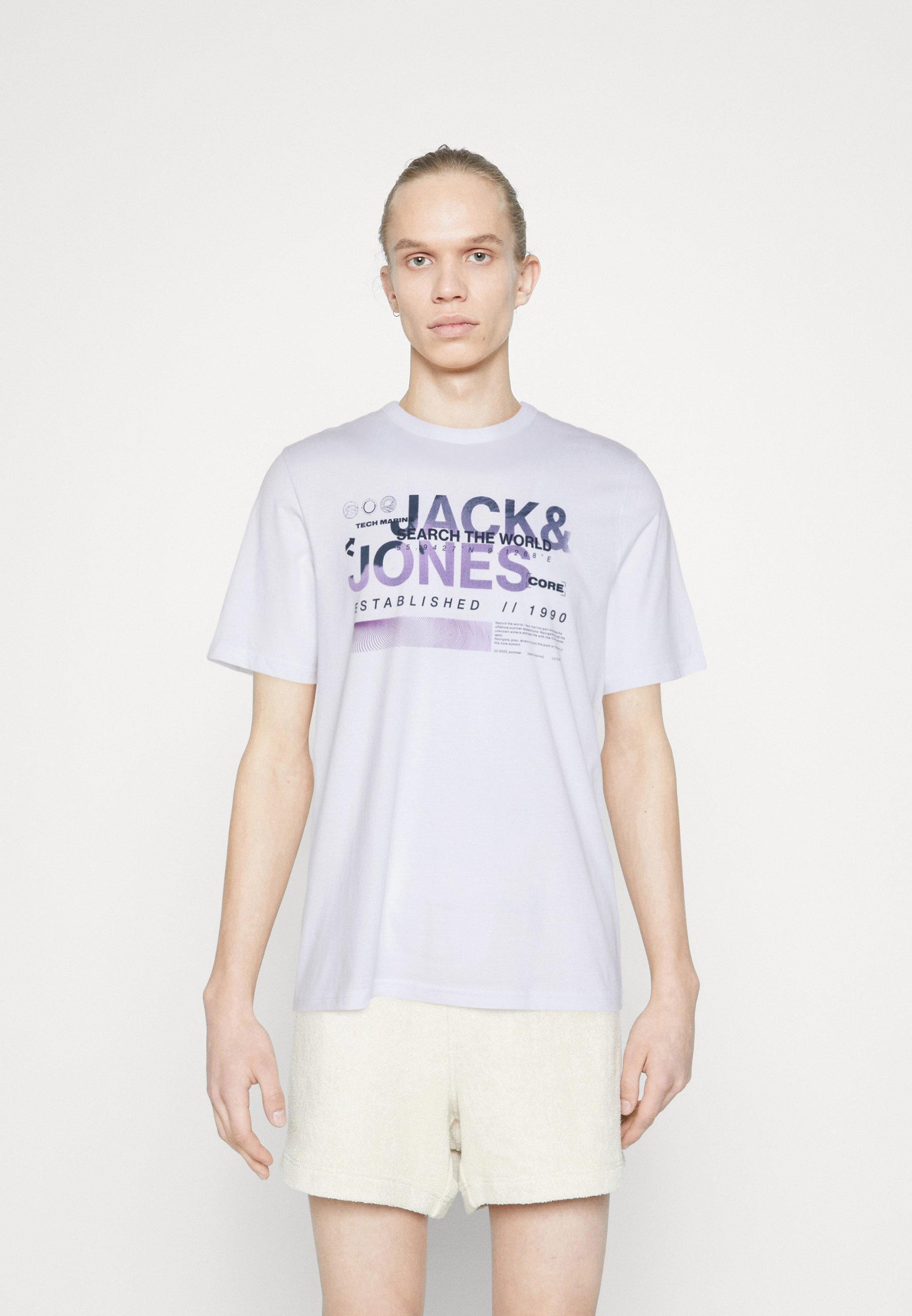 JACK&JONES JUNIOR JCOMOUNTAIN Logo Tee SS Crew Neck SN Jnr, T-Shirt Bambino, Black