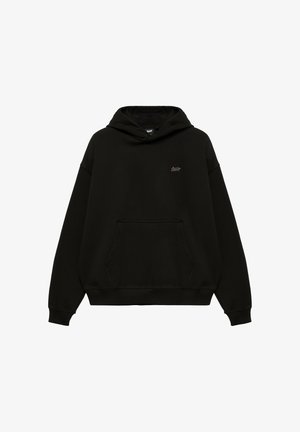 PULL&BEAR, STWD BOXY - HOODIE - Hoodie - black