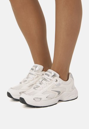 Baskets basses - blanco plata
