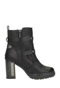 Mustang Bottines à plateau - zwart