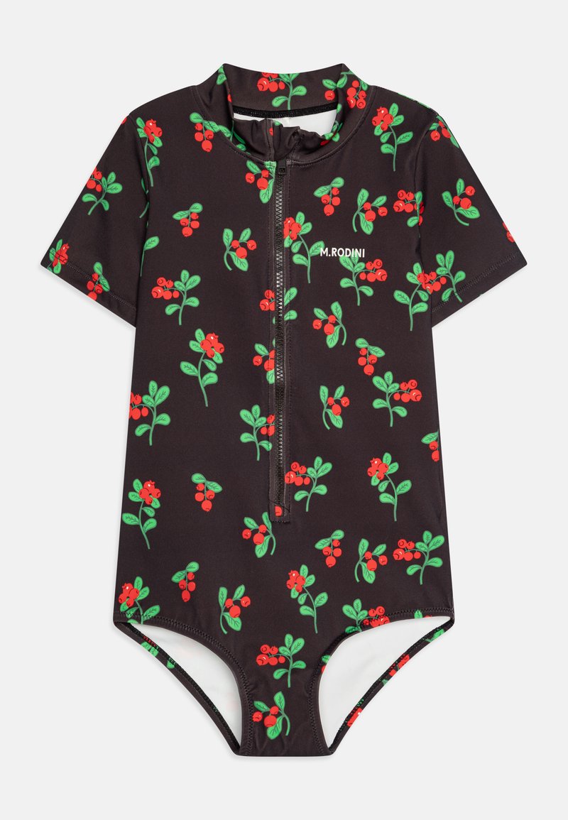 Mini Rodini - LINGONBERRIES SWIMSUIT - Traje de baño - black, Ampliar