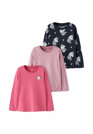 TWO SOON, T-SHIRT 3 PACK MULTIPACK LONG SLEEVE - Langærmet T-shirt - orchid smoke