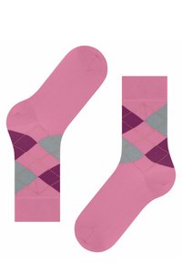 FALKE SENSITIVE ARGYLE - Socken - flamingo