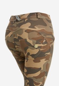 Freddy PUSH UP WR.UP 7/8 CAMOUFLAGE - Leggings - beige mimetico