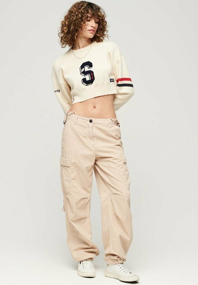 Ellesse Perna Crop Sweatjacke Damen - Abnehmbare Ärmel