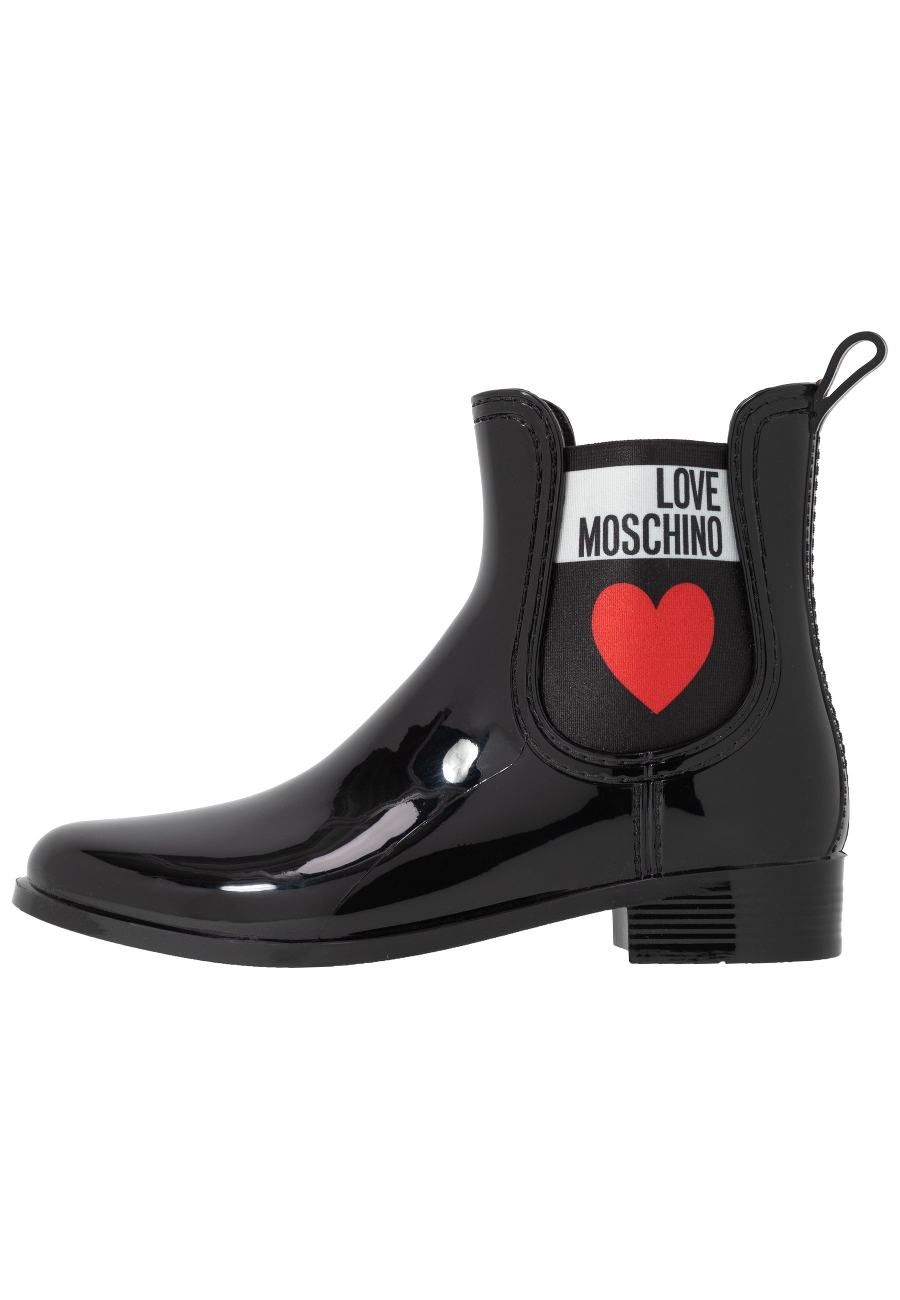 Stivali Moschino love in Gomma Nero taglia 36 EU - 14125128