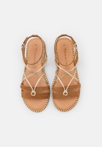 Tamaris Sandals - cognac/gold