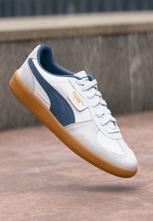 PALERMO UNISEX - Baskets basses - white/dark indigo