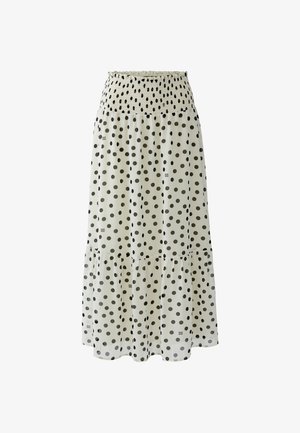 Oui, MAXIROCK - Maxi skirt - white black