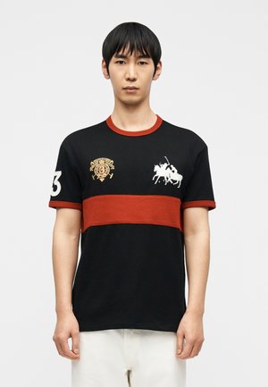 T-Shirt print - black/sweet tomato