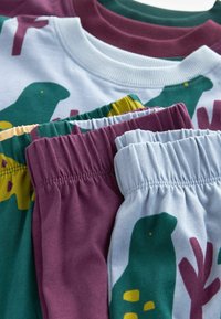 Next 3 PACK REGULAR FIT SET - Pigiama - green  blue  purple dinosaur