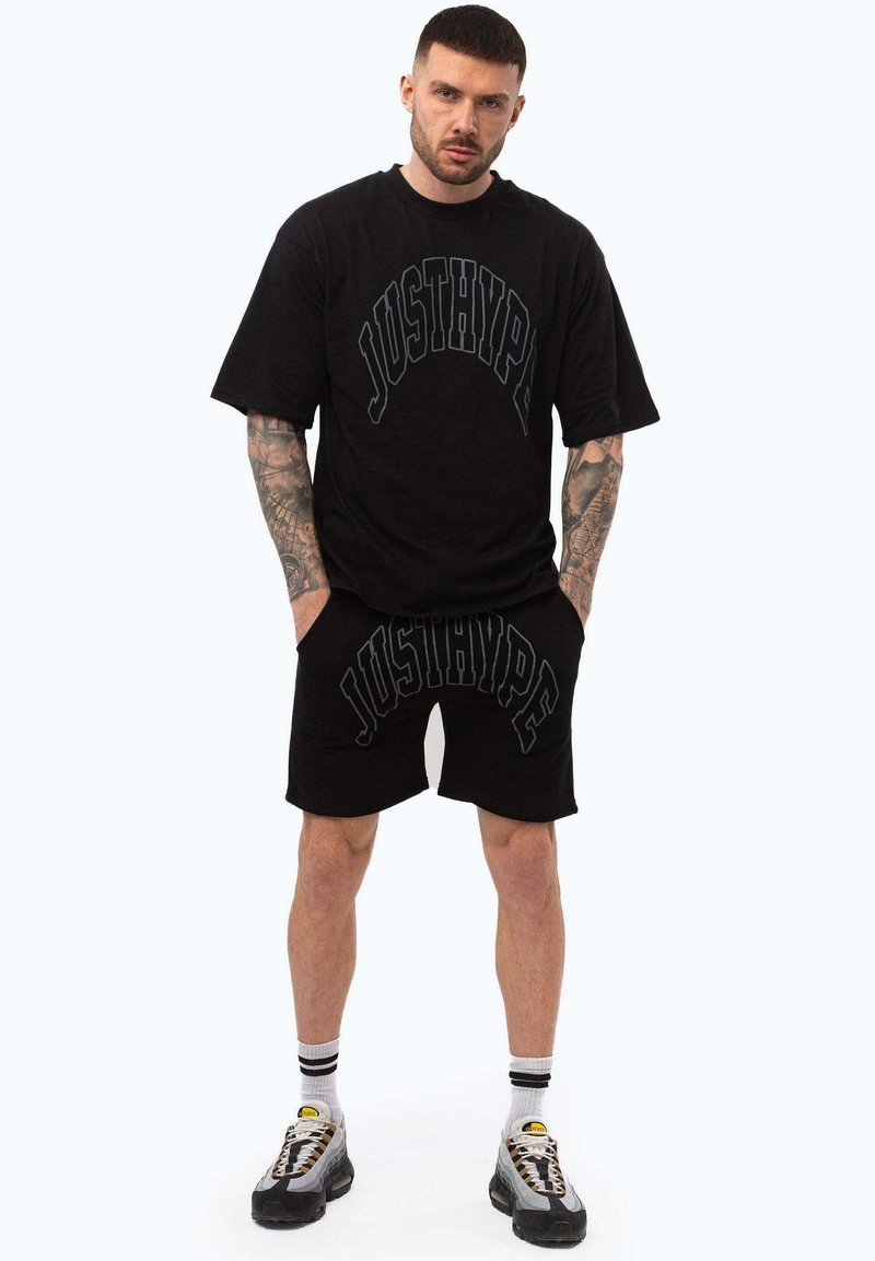 Hype T-shirt print zwart