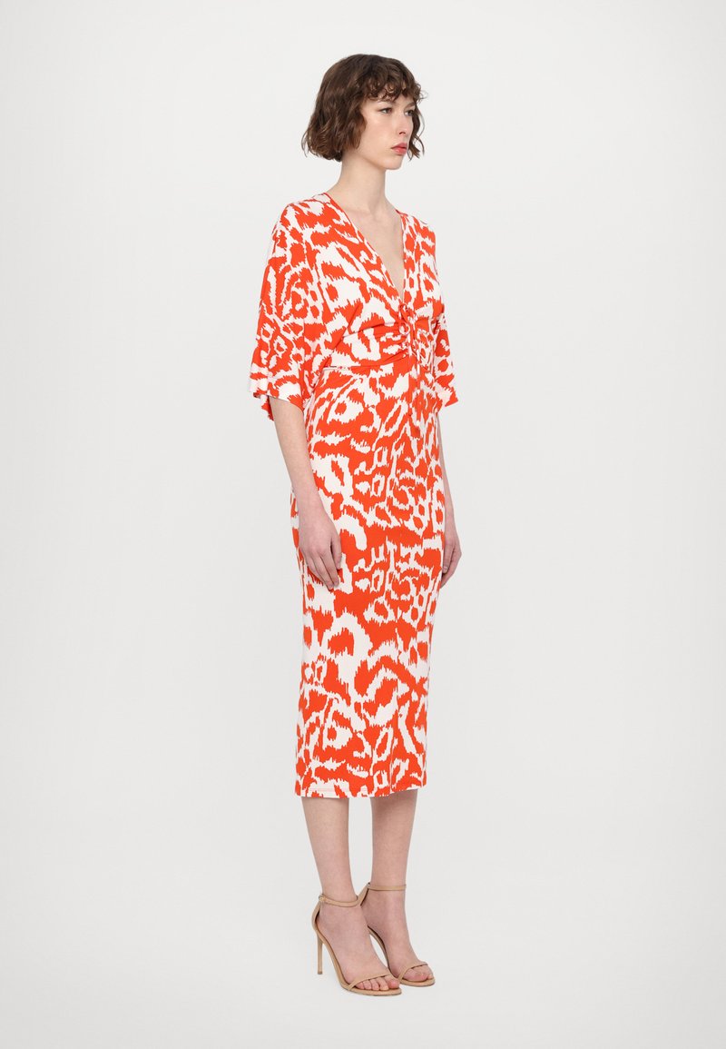 Diane von Furstenberg VALERIE - Jersey dress - kupang orange/orange -  Zalando.co.uk