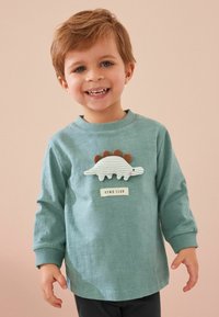 Next LONG SLEEVE SET - REGULAR FIT - Tepláková súprava - green dinosaur