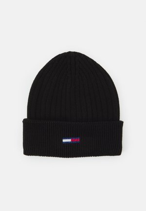 Tommy Jeans FLAG BEANIE - Čiapka - black