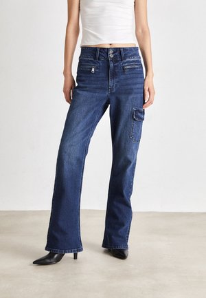 Wide Leg - dark-blue denim