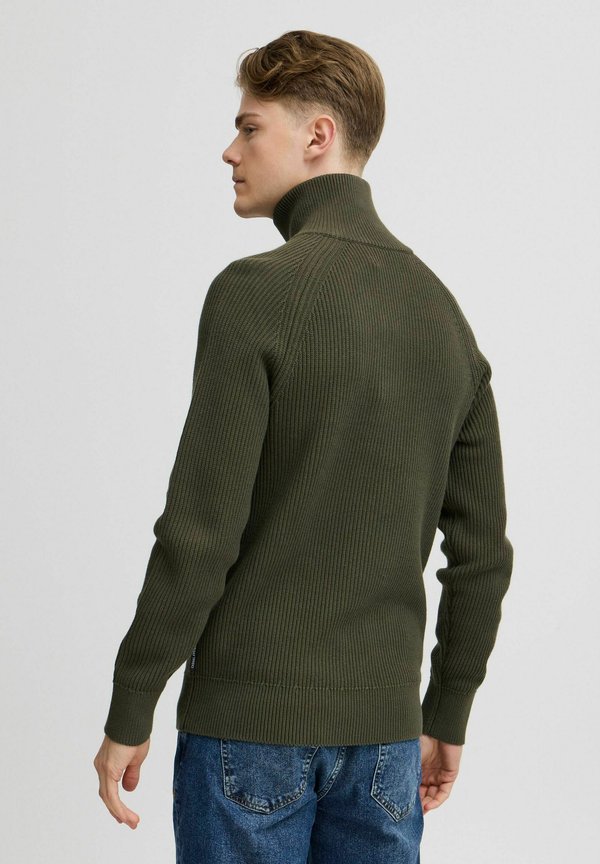 CFKRISTIAN 0162 RIBBED HIGH NECK KNIT - Jumper - deep depths2