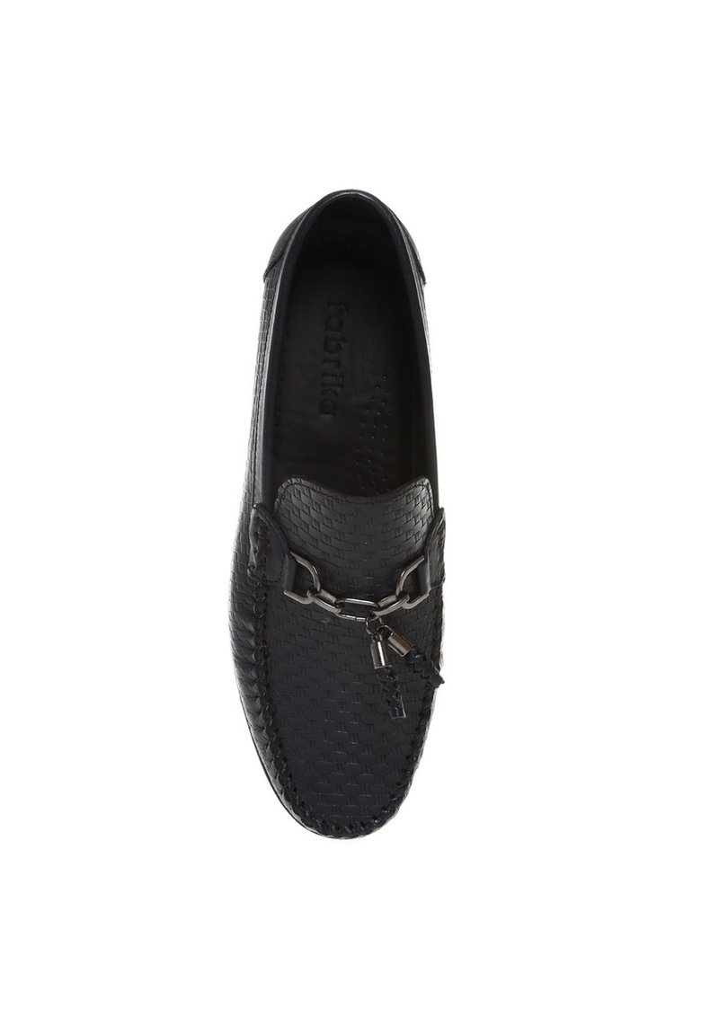 Herren Slipper | Fabrika Mokassin navy blue/stone-blue denim - GS70894 Herren Slipper | Fabrika Mokassin navy blue/stone-blue denim - GS70894