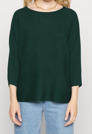 Striktrøje - dark green