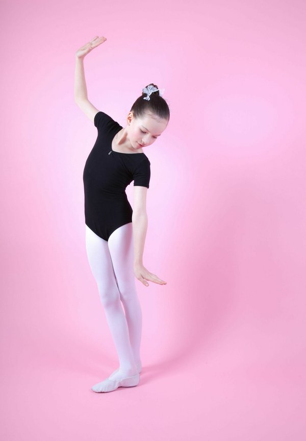 BALLETT TRIKOT LISA KURZARM - Tanztrikot - schwarz