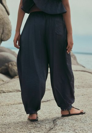 Next, REGULAR FIT - BALLOON TROUSERS . - Stoffhose - steel blue