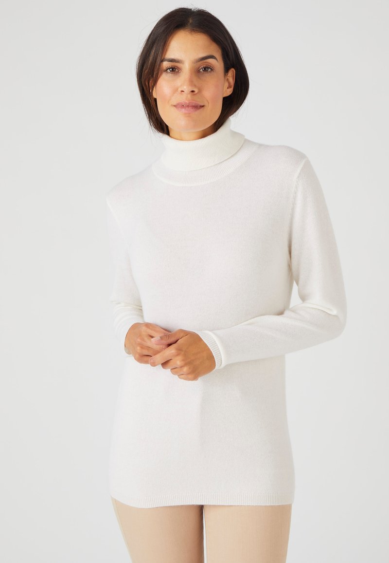 Damart COL ROULÉ  - Maglione - blanc cassé